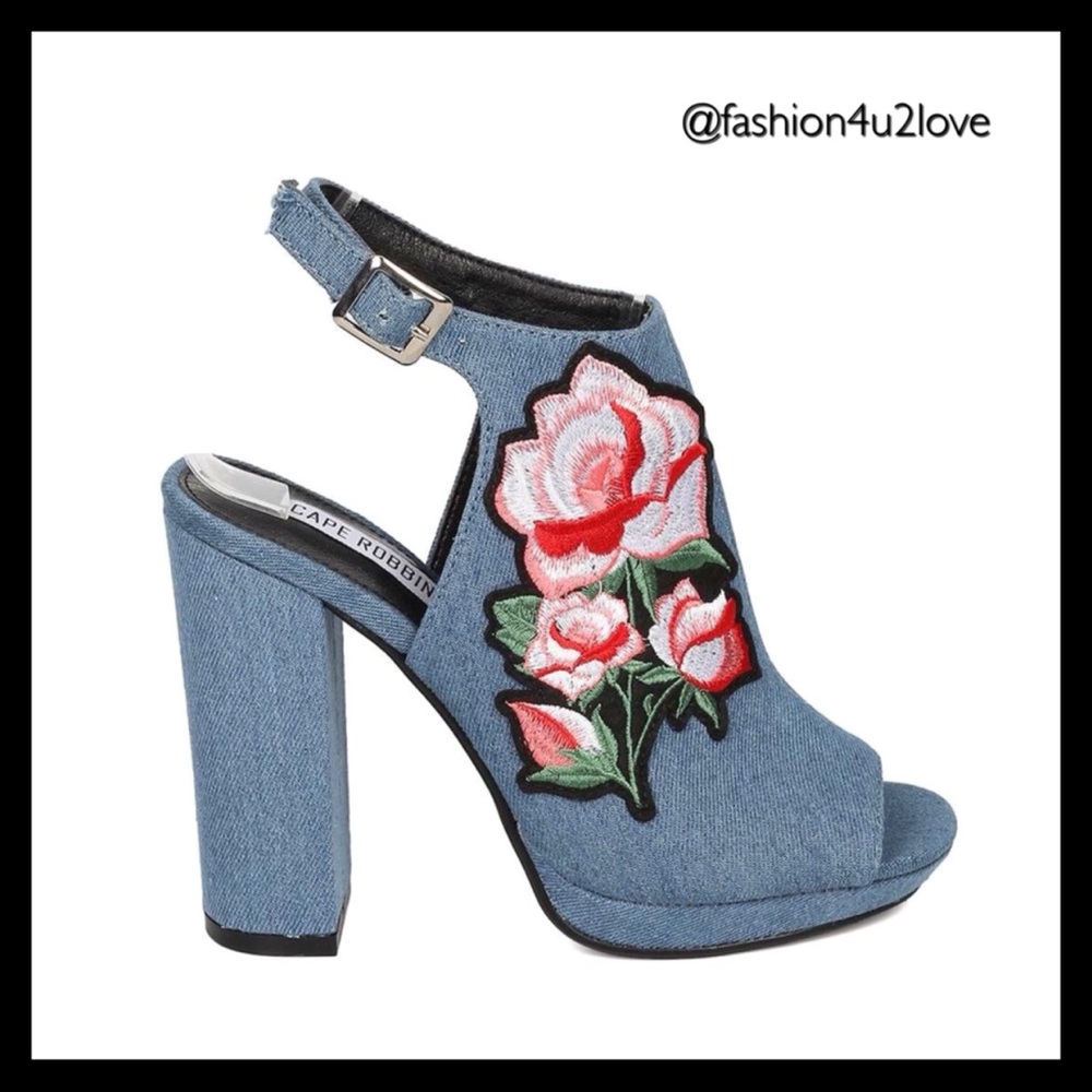 Cape Robbin Floral Embroidery Booties - Picture 4 of 8